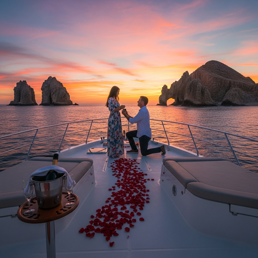 Sunset Proposal Cabo